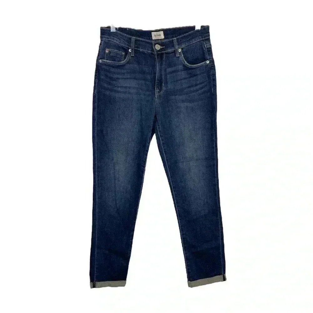 Hudson Natalie Mid-rise Slim Boyfriend Jeans